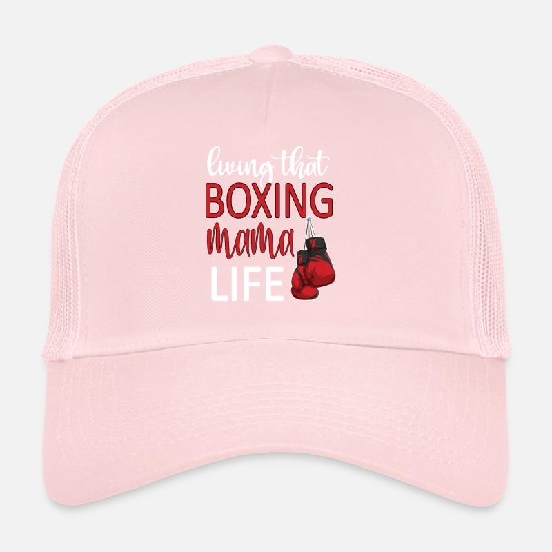 Cadeau de maman de boxe fière Maman de boxe de Boxer Mama Casquette trucker 