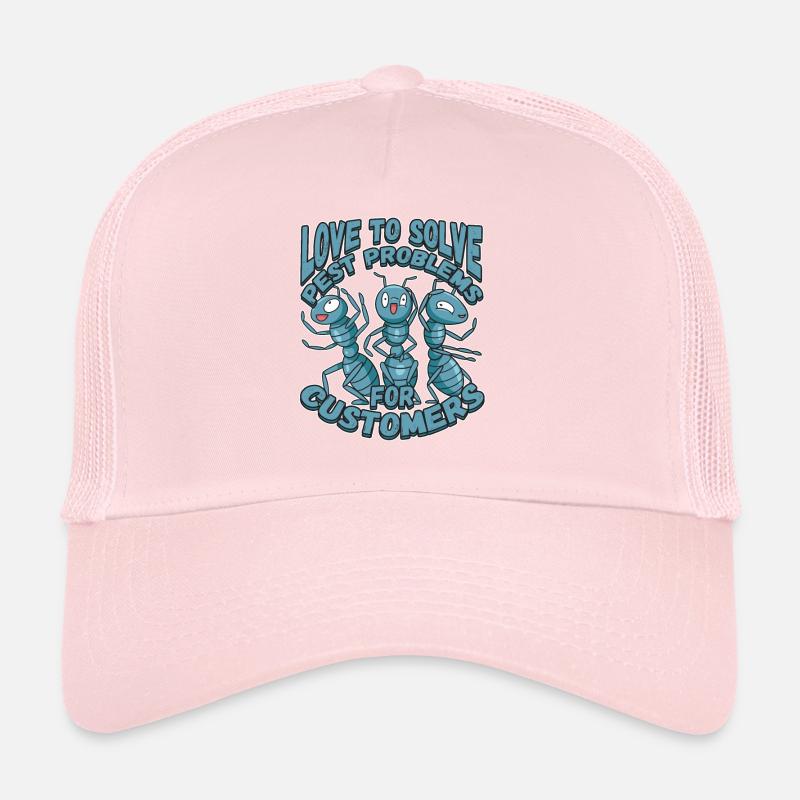 Aimer résoudre les problèmes de parasites Conception pour un bug Casquette trucker 