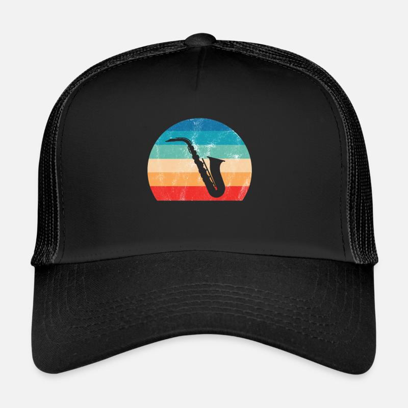 Jazz Tshirt - Trucker Cap - black/black