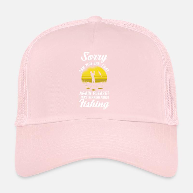 Cadeau amusant de pêcheur Casquette trucker 