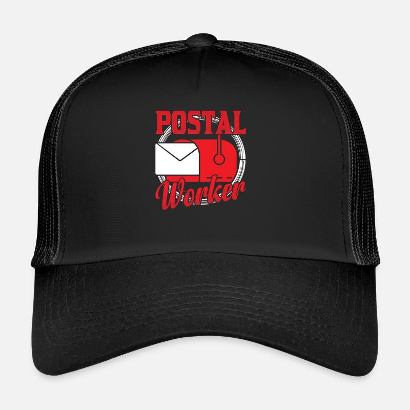 Postangestellter Zusteller Briefträger Postbote Trucker Cap