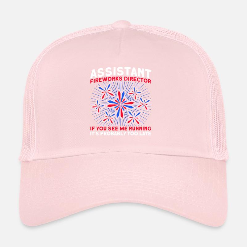 Funny fireworks pyrotechnician saying Trucker Cap