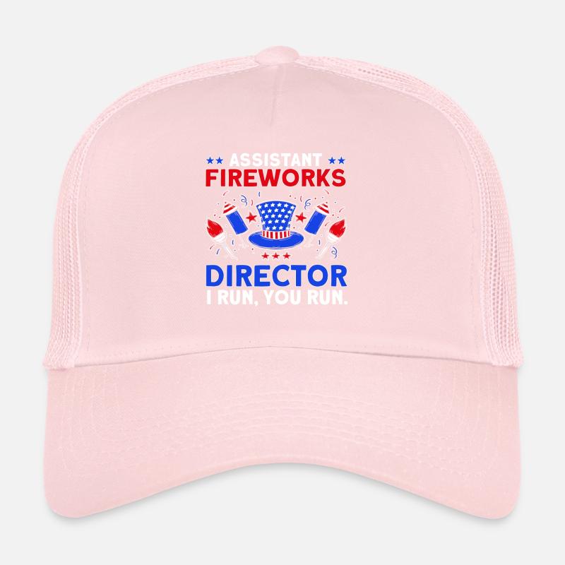 Funny fireworks pyrotechnician saying Trucker Cap