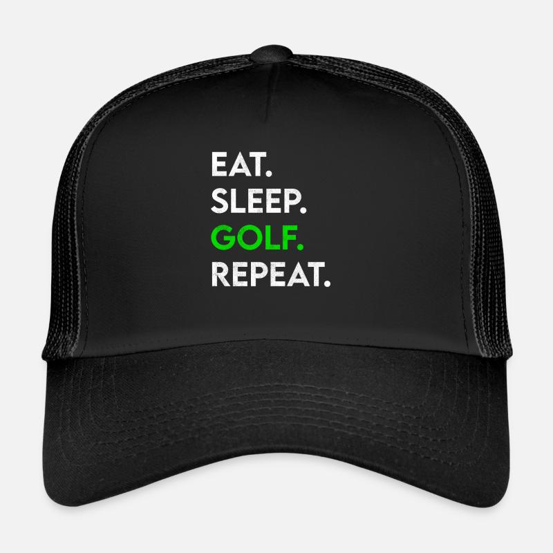 manger dormir golf répéter Casquette trucker 