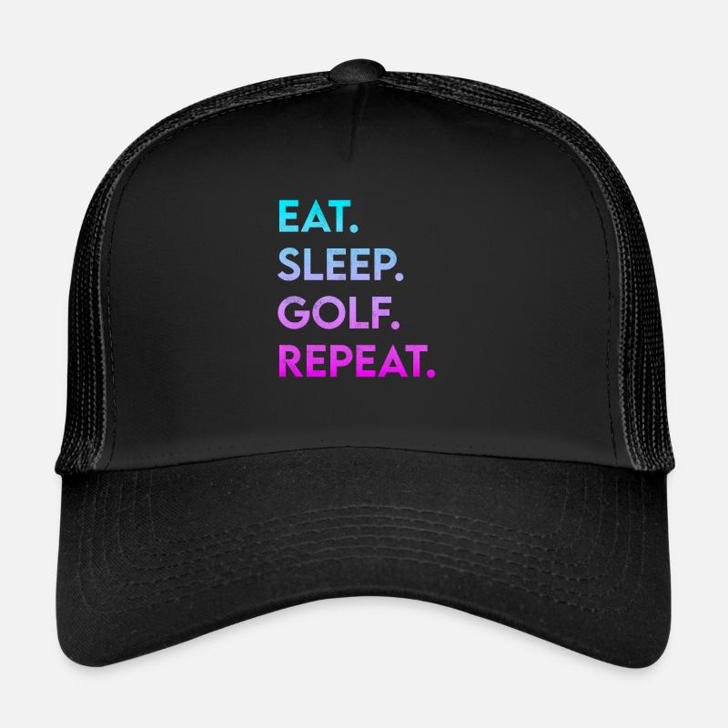manger dormir golf répéter Casquette trucker 