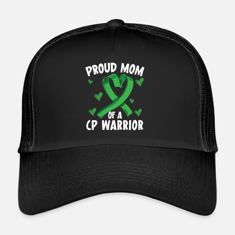Fière maman d’une mère de paralysie cérébrale guerrière CP Casquette trucker 