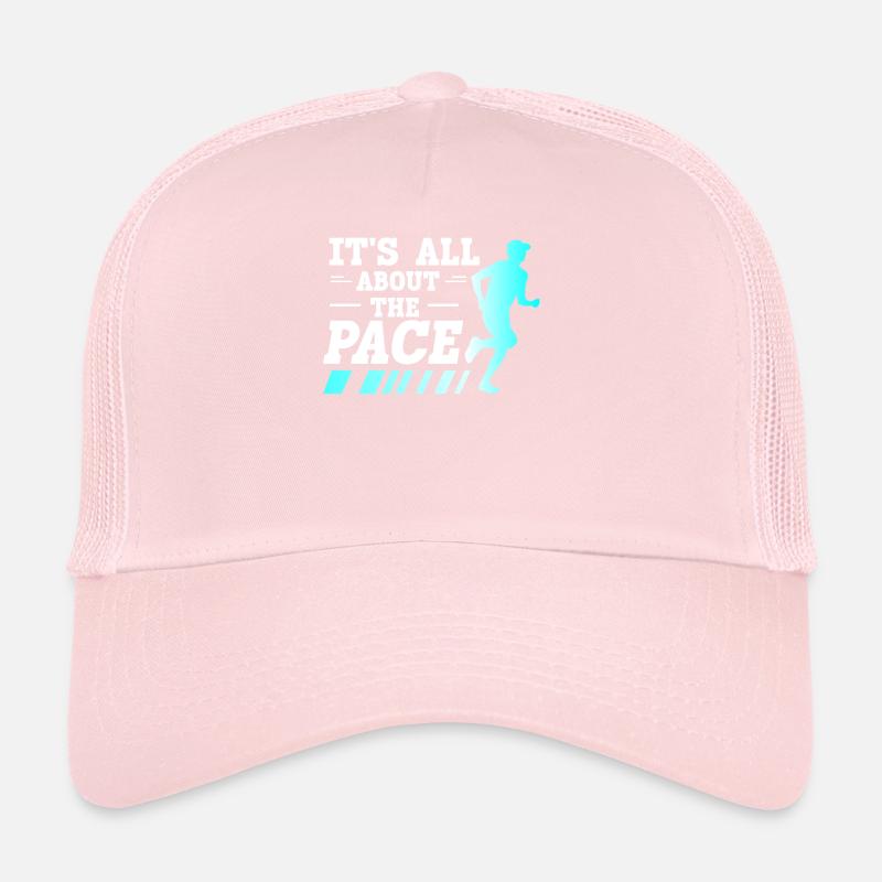 It's All About The Pace Marathon Läufer Trucker Cap