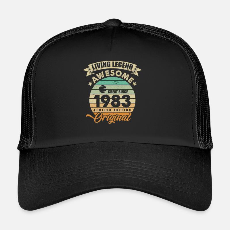 1983 Birthday Retro Orginal Trucker Cap