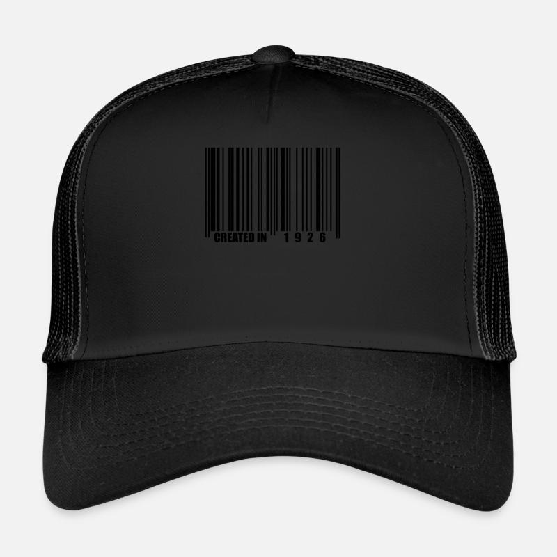 #1926 - Trucker Cap - Schwarz/Schwarz