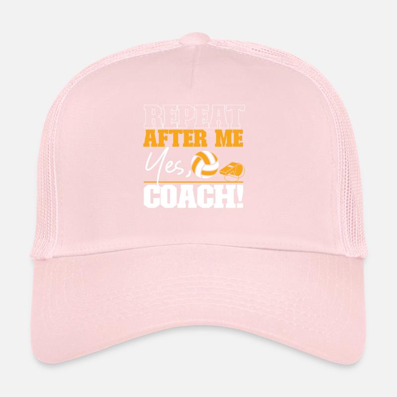 Volleyball Player Team Coach Trucker Cap