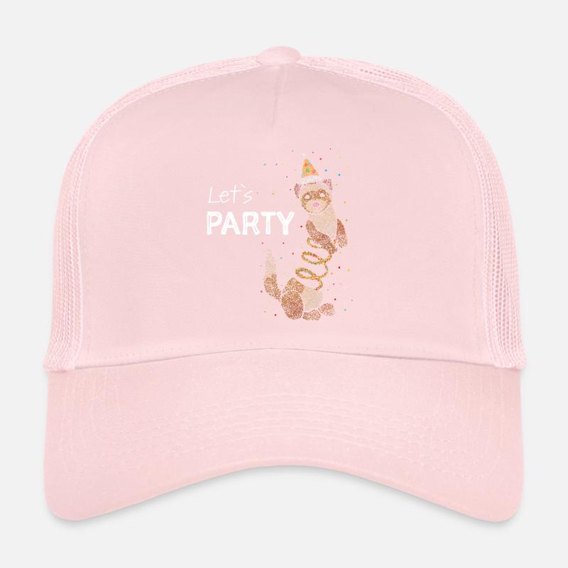 Frettchen Party Geburtstag Geschenk Trucker Cap