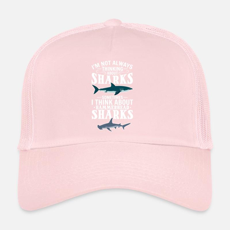 Requins-marteaux Je ne pense pas toujours aux requins Casquette trucker 
