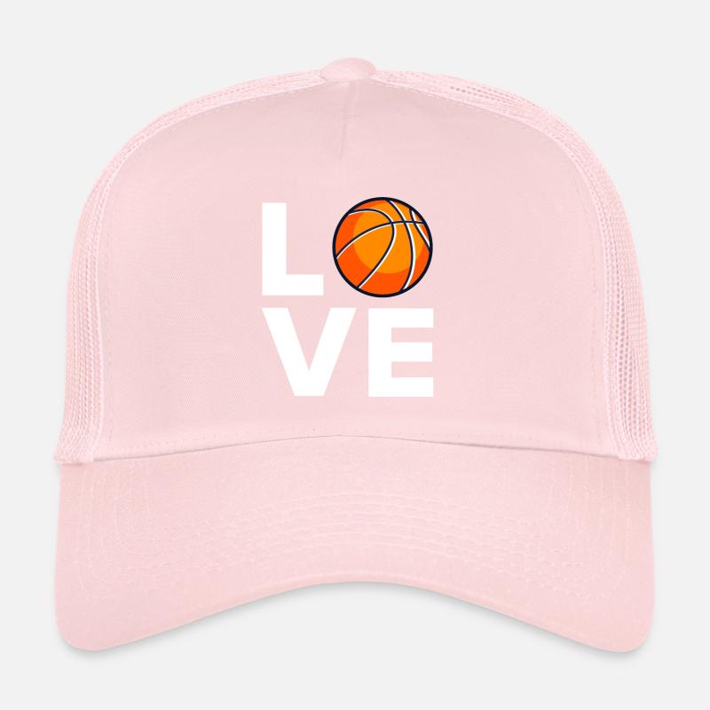 Basketball Love Joueurs de basket-ball Casquette trucker 