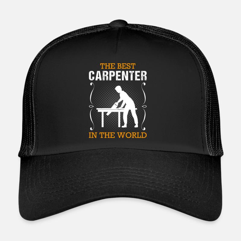 Profession de charpentier Charpentier Artisan Cadeau Casquette trucker 