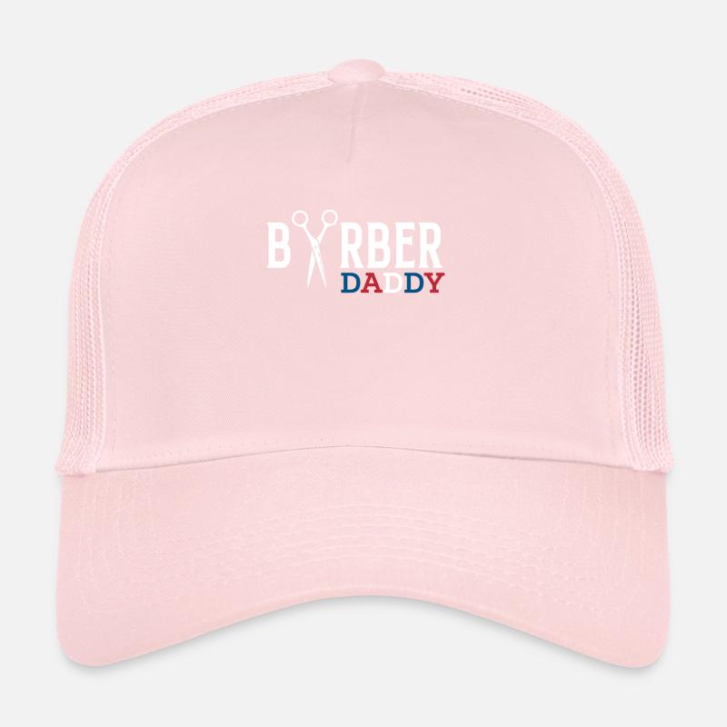 Barber Daddy Gift Father Papa Father's Day Trucker Cap
