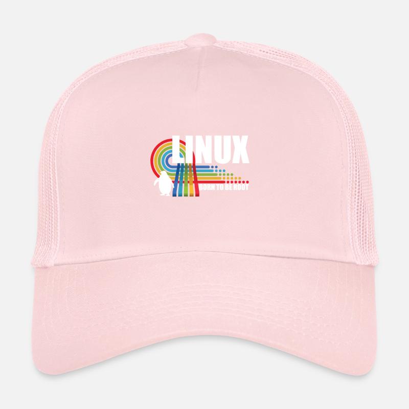 Born To Be Root Penguin Linux Nerd Coding Geek Trucker Cap