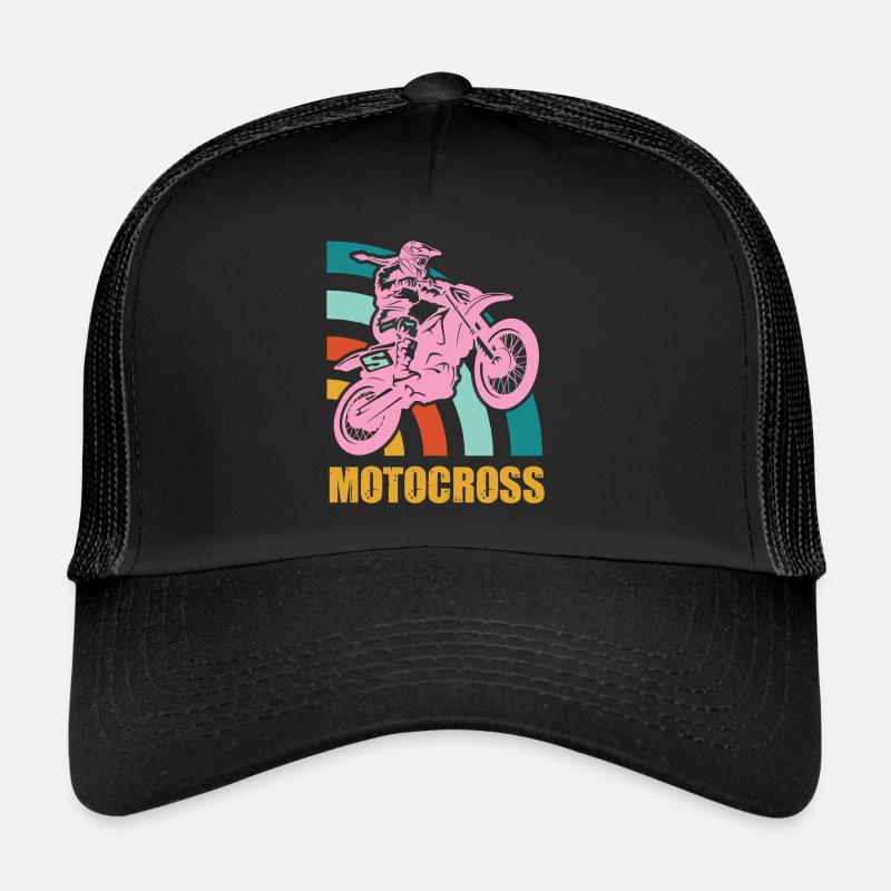 Motocross Bike Motorcycle Engine Trucker Cap