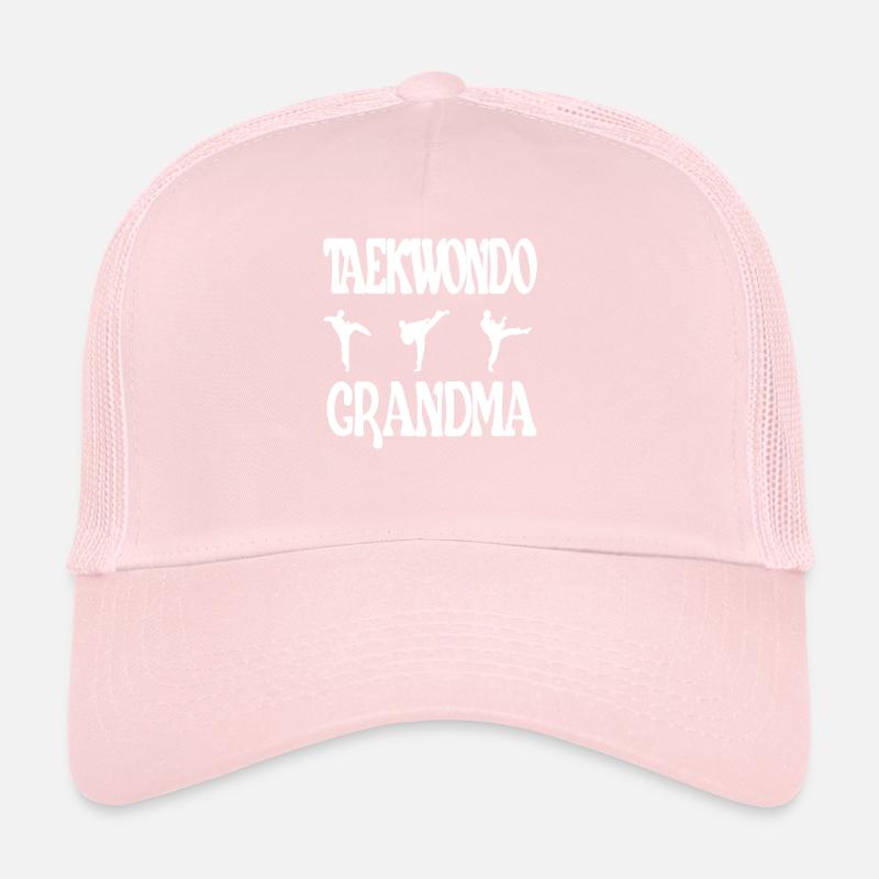 Stolze Taekwondo-Oma Taekwondo Großmutter Geschenk Trucker Cap
