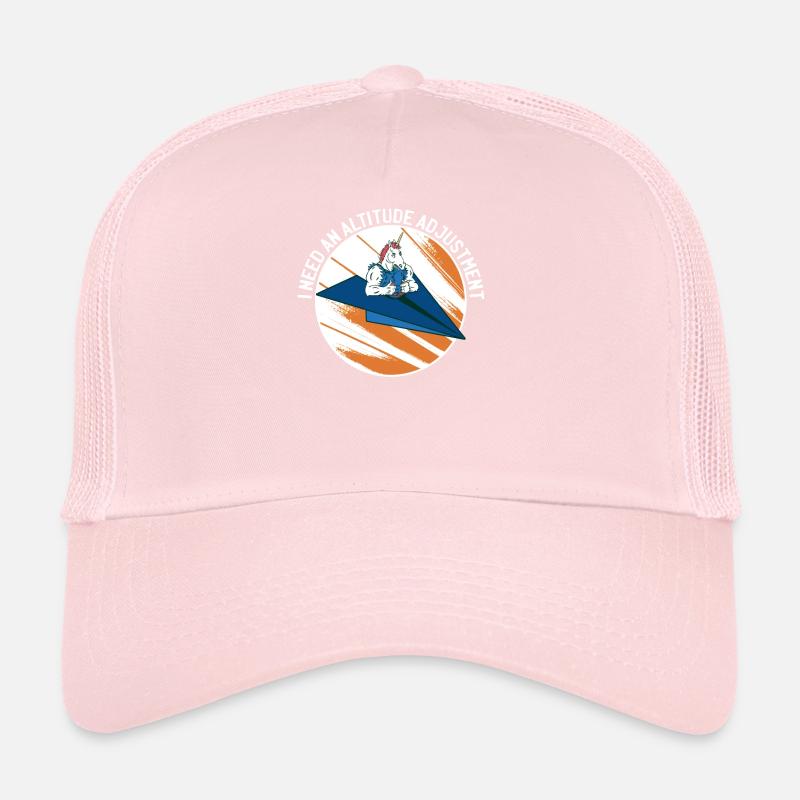 Papier-Flugzeug-Pilot Mathe-Lehrer Einhorn Trucker Cap