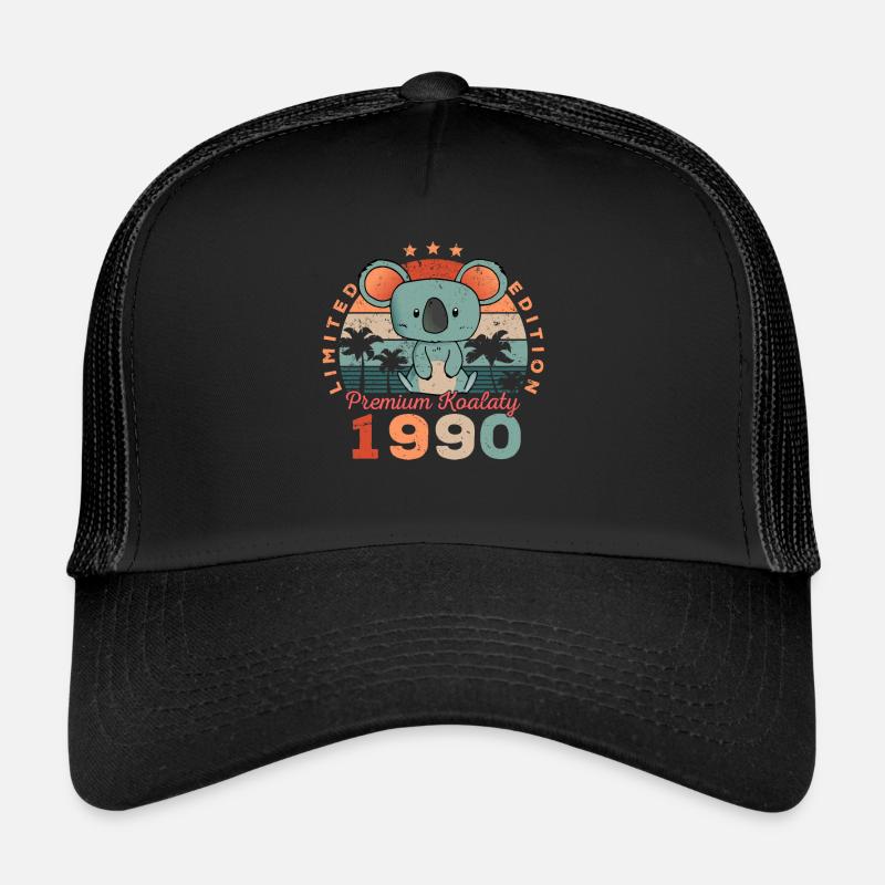 Année de naissance 1990 Anniversaire Koala Koala Bear Casquette trucker 