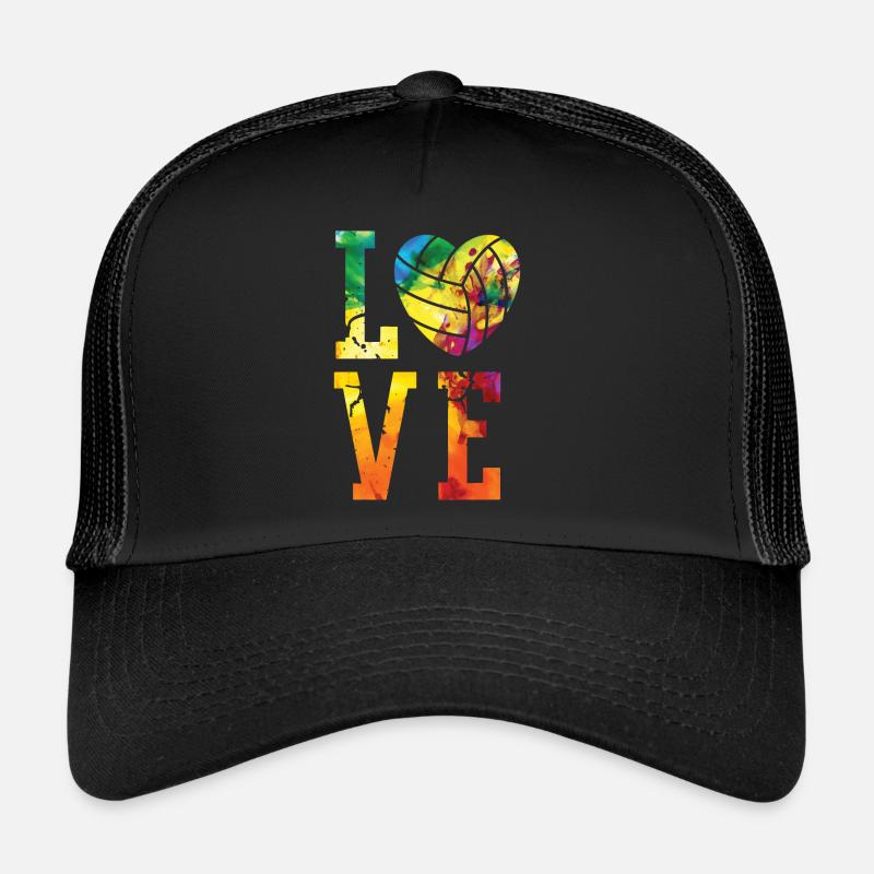 Aquarelle de l’équipe de volley-ball Casquette trucker 
