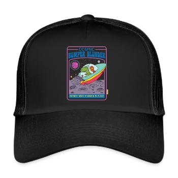 Cosmic Bumper - Infinite Space - T-Wreck In Place - Trucker Cap - Schwarz/Schwarz - Vorne