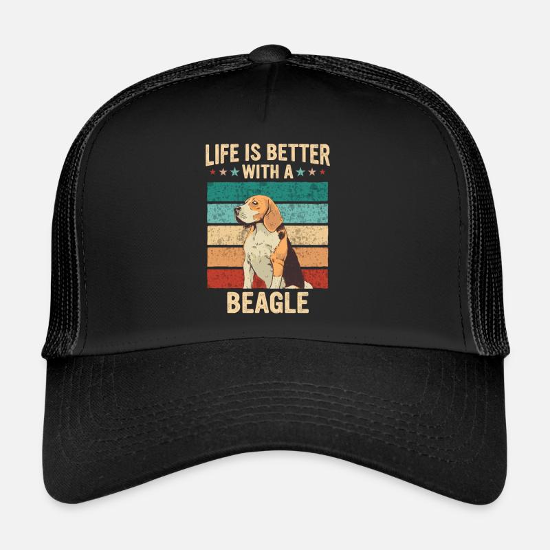 Chien Beagle Casquette trucker 