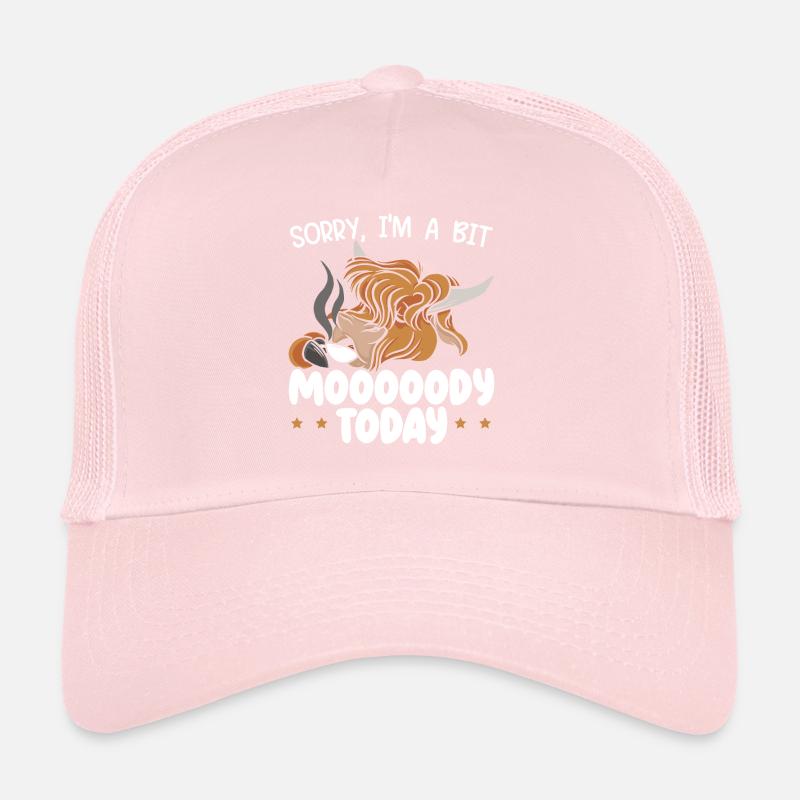 Je suis un peu lunatique aujourd’hui Scottist Highland Cow Lover Casquette trucker 