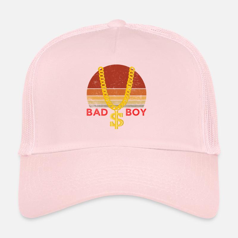BAD BOY RAP HIP HOP GOLD Casquette trucker 