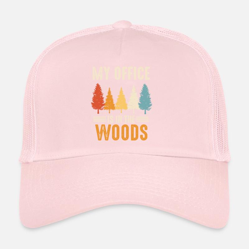 Lumberjack Whale Worker Chainsaw Axe Trucker Cap
