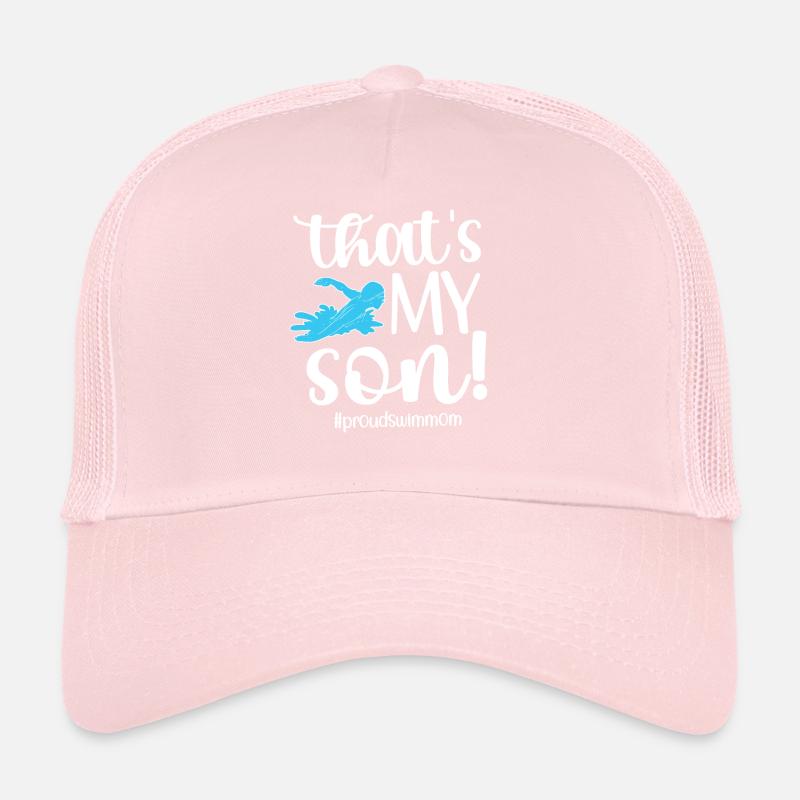 Stolze Schwimmmama Mutter Schwimmer Schwimm-Mama Trucker Cap