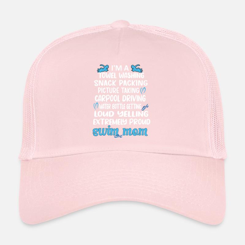 Schwimmmama Mama Eines Schwimmers Schwimm-Mutter Trucker Cap