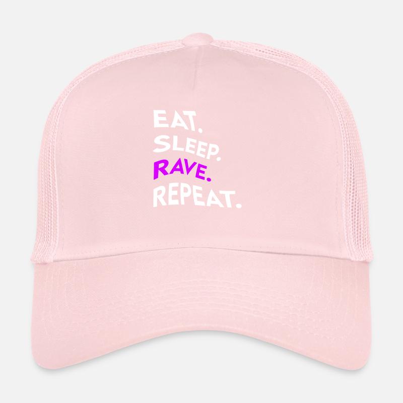 manger le sommeil rave répéter Casquette trucker 