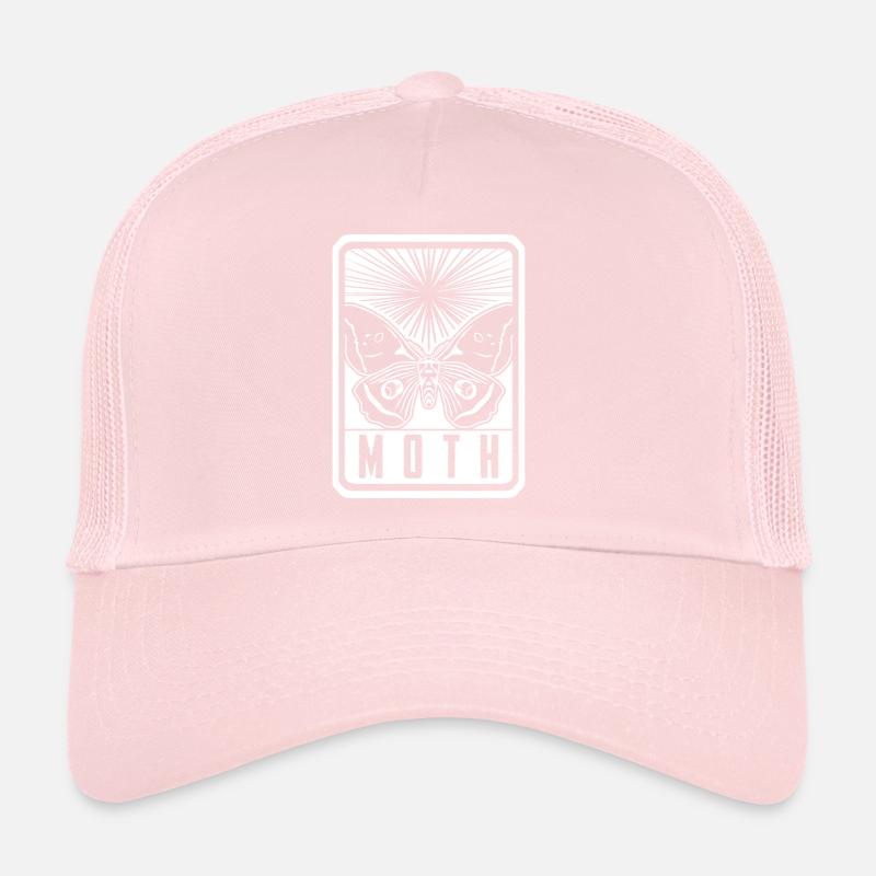 Moth Motten Tarot Occult Motte Goth Trucker Cap