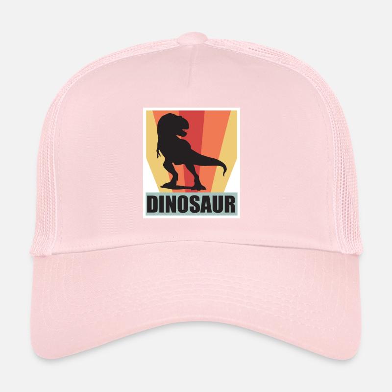 Dinosaurier Retro T-Rex Dino Kreidezeit Trucker Cap
