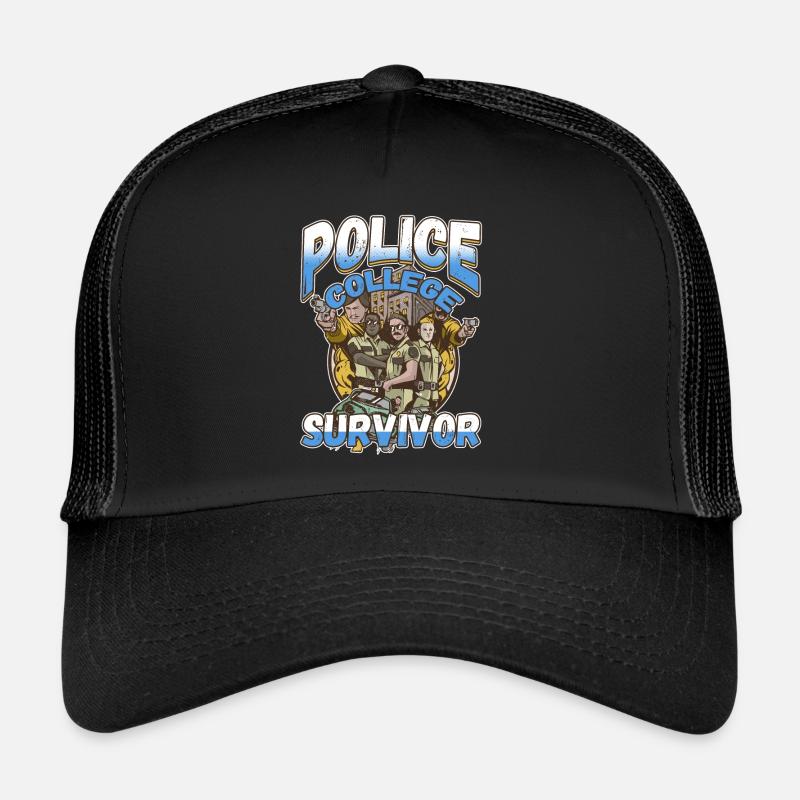 Conception de l’application du droit pour un agent de police Casquette trucker 