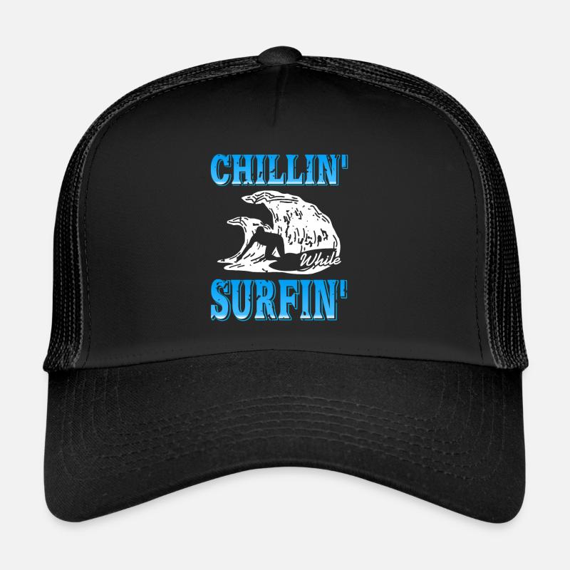 Chillin' While Surfin' Vintage Surf T-Shirt Casquette trucker 