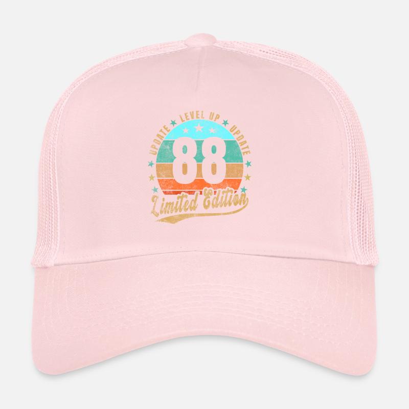 Mise à jour Level Up 88 Ans Édition Limitée Rétro Casquette trucker 