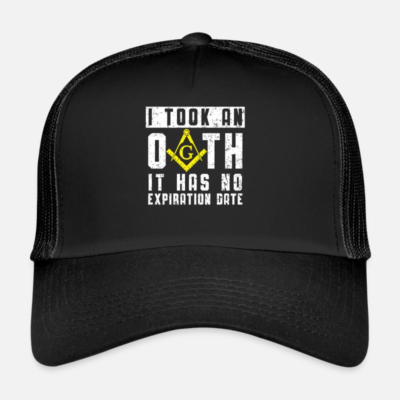 I Took An Oath It Has No Expiration Date Freemason Trucker Cap
