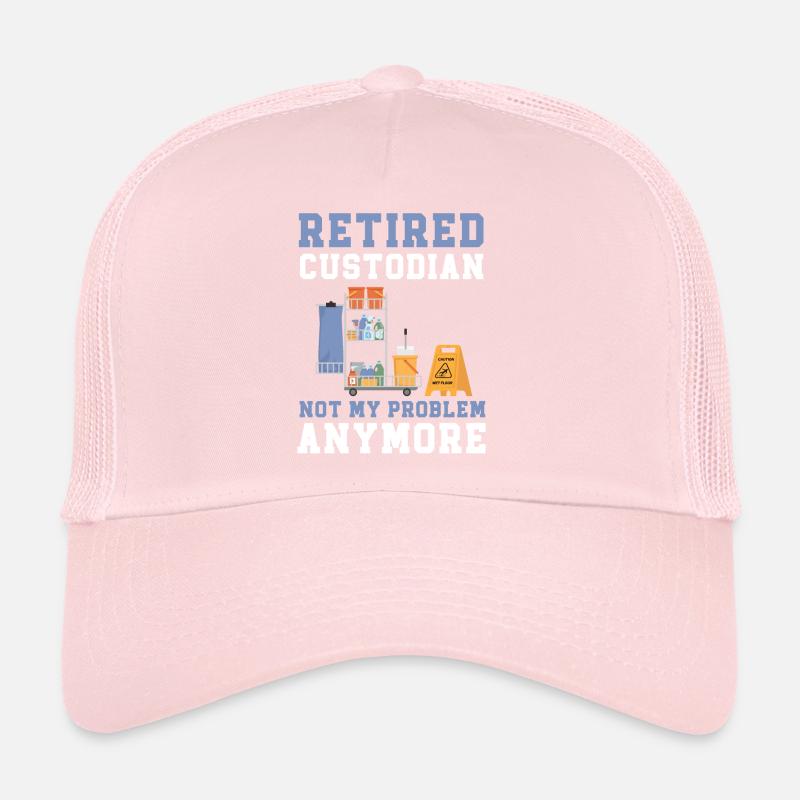Gardien à la retraite plus mon problème Concierge Casquette trucker 