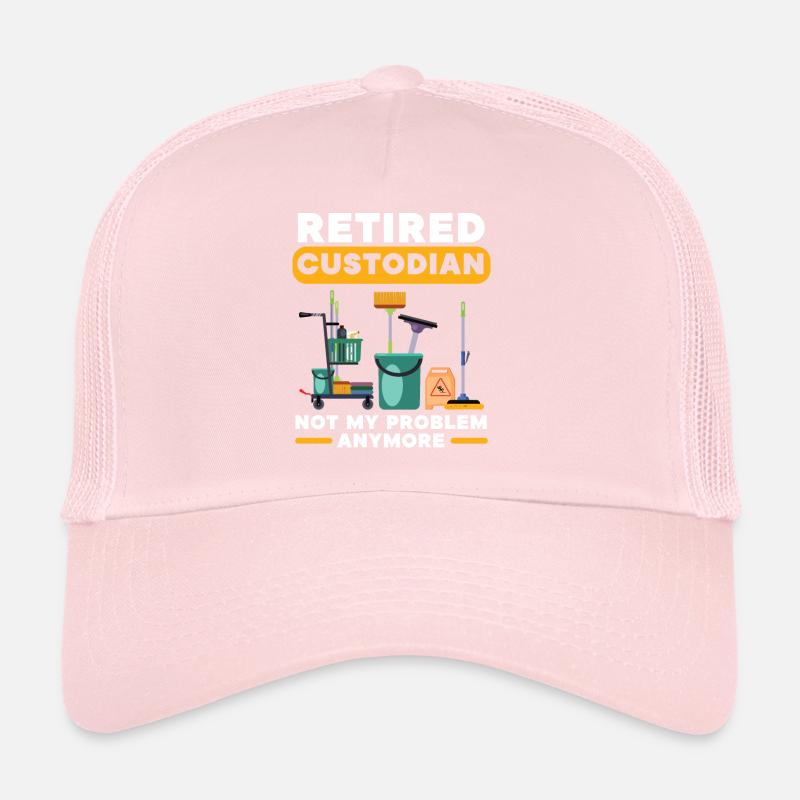 Gardien à la retraite plus mon problème Concierge Casquette trucker 