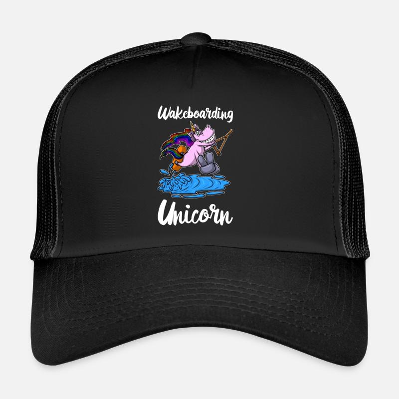 Wakeboarder Wakeboard Licorne Wakeboard Casquette trucker 