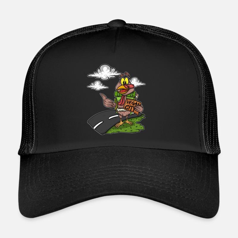 Thanksgiving de Noël Sans viande De Dinde Casquette trucker 