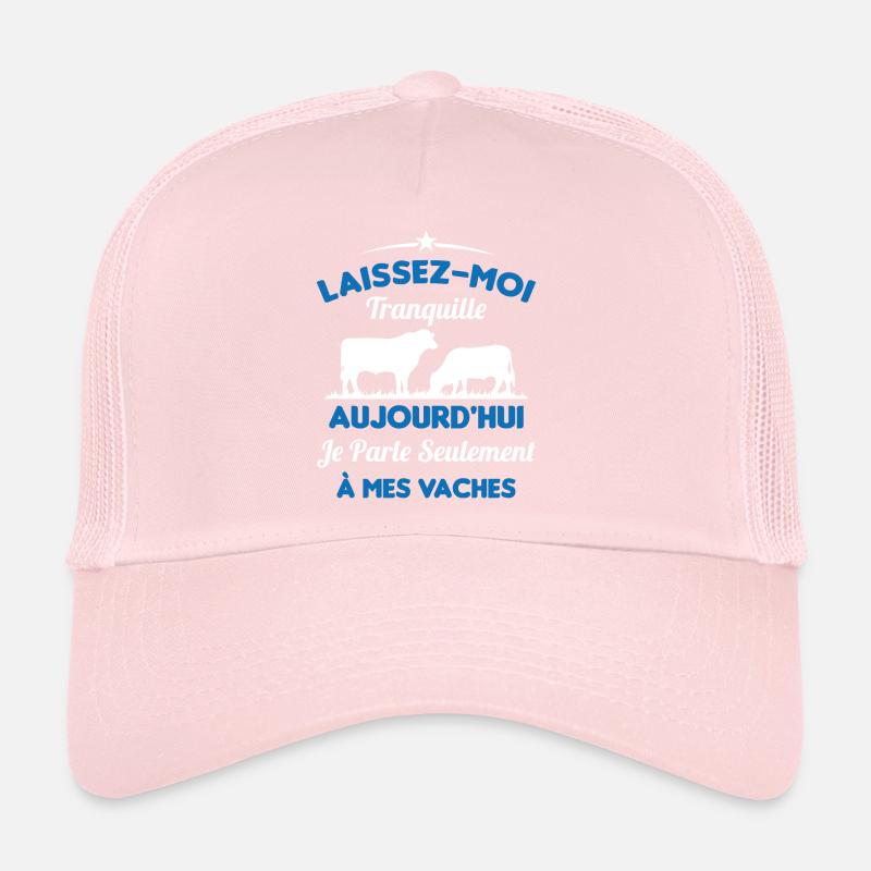 Je parle Seulement à Mes Vaches Casquette trucker 