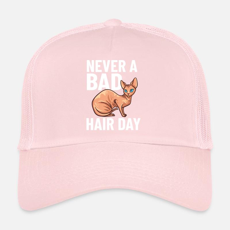 Sphynx Chat Sphinx Chaton sans poils Egypte Casquette trucker 