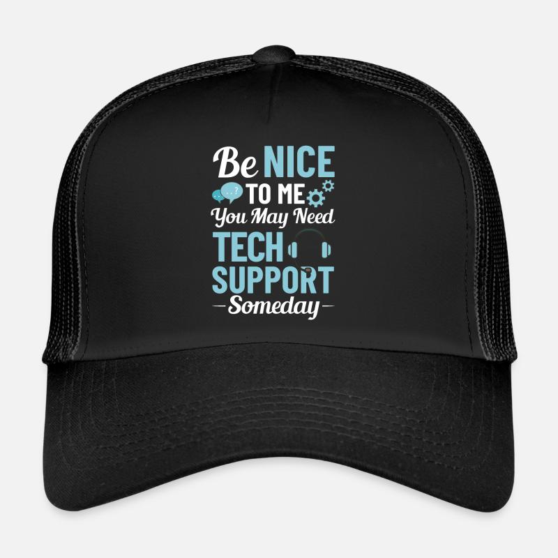 Tech Support IT Technischer Hilfe Helpdesk Trucker Cap
