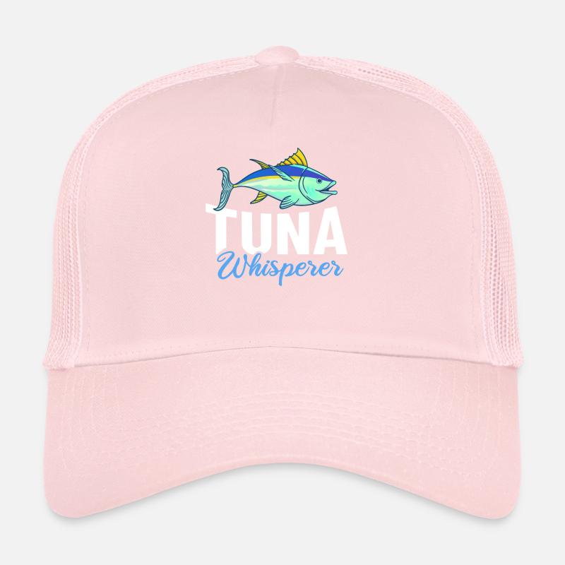 Roter Thunfisch Blauflossenfischer Griechisch Trucker Cap