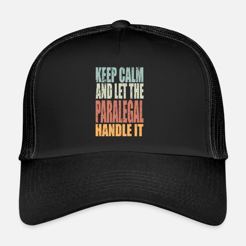 Keep Calm Rechtsanwaltsfachangestellte Spruch Trucker Cap