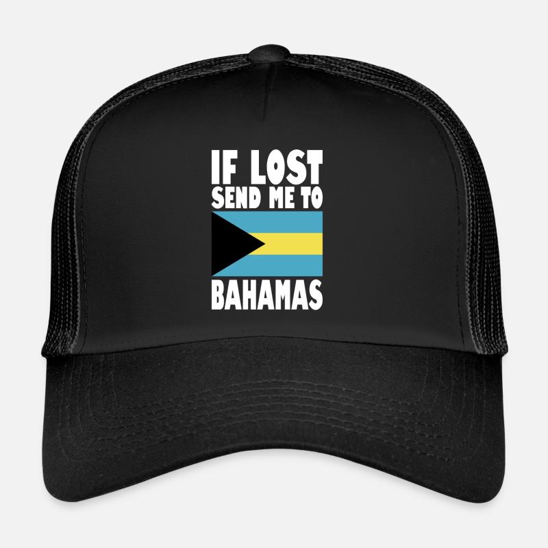 Drapeau des Bahamas Casquette trucker 