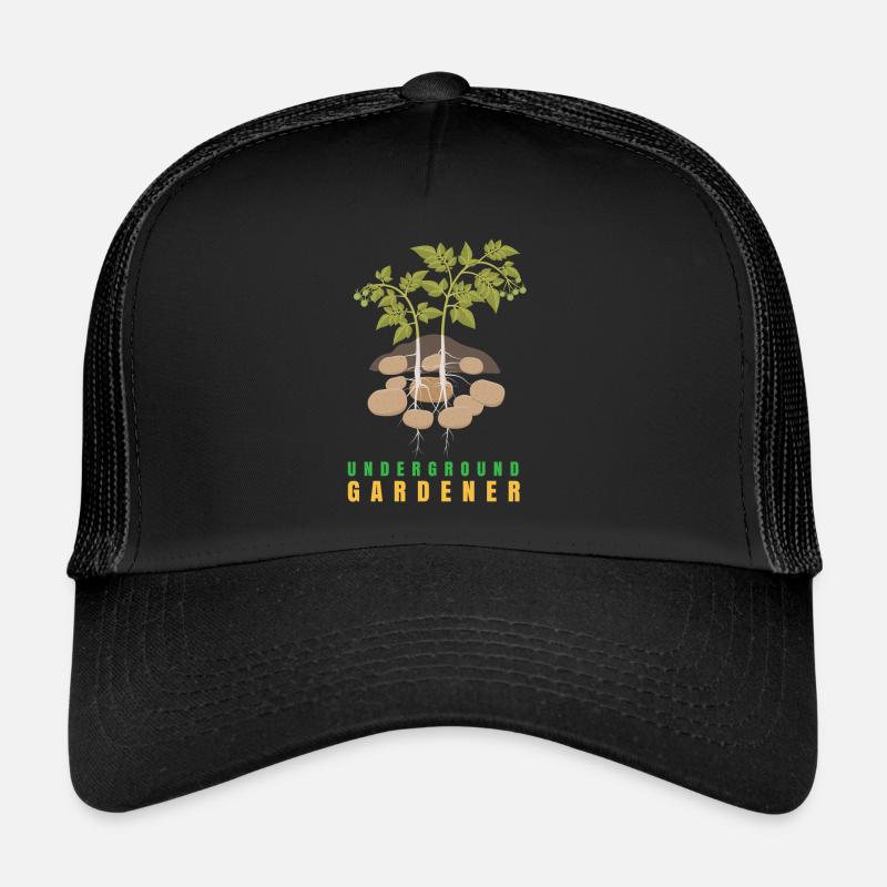 Jardinier souterrain Pomme de terre Casquette trucker 